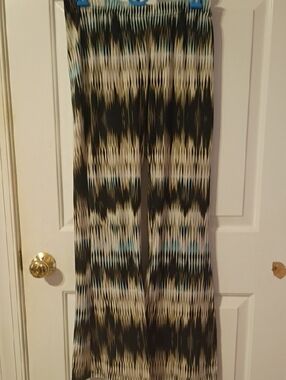 New Directions Pull On Wide Legs Stretch Pants
